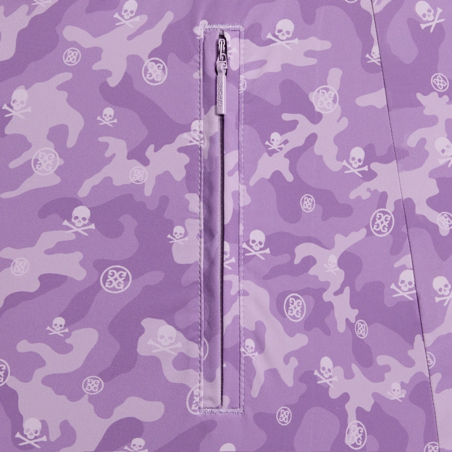 ICON CAMO SILKY TECH NYLON SKORT in IRIS - Alternate Image 4