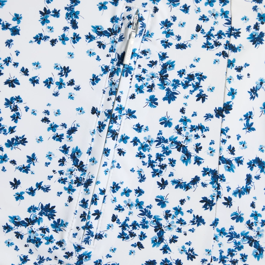 SCATTERED DITZY FLORAL SILKY TECH NLYON SKORT in Twilight - Alternate Image 4