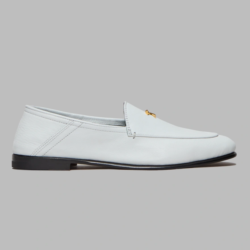 WOMEN'S METAL TEES LEATHER FLEX LOAFER in Snow - Alternate Image 2