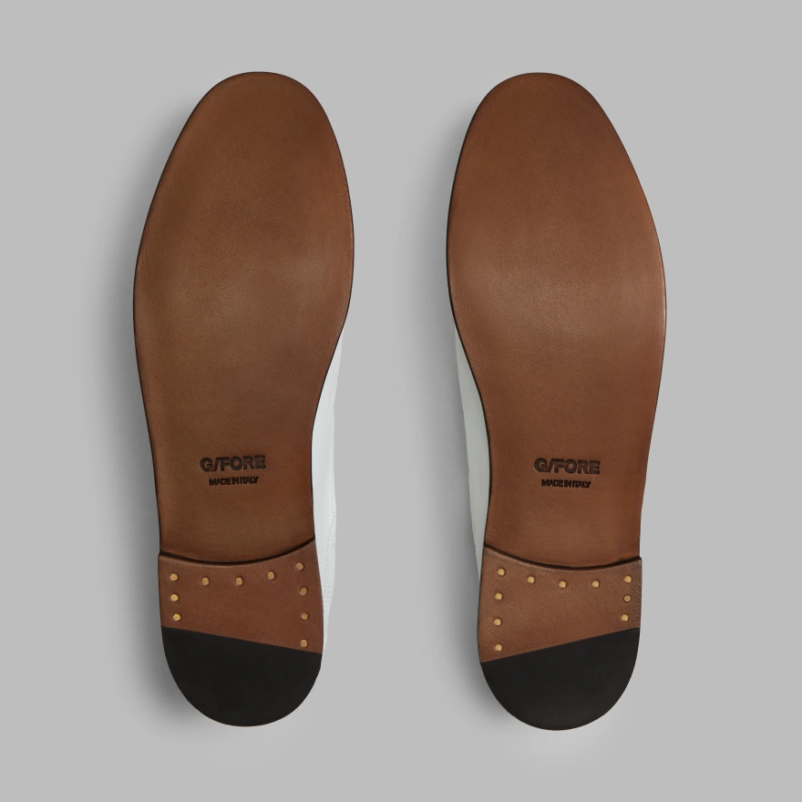 WOMEN'S METAL TEES LEATHER FLEX LOAFER in Snow - Alternate Image 3