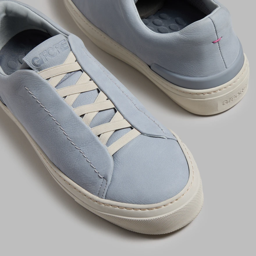 WOMEN'S ENDEAVOUR SLIP ON LEATHER SNEAKER in Willow - Alternate Image 6