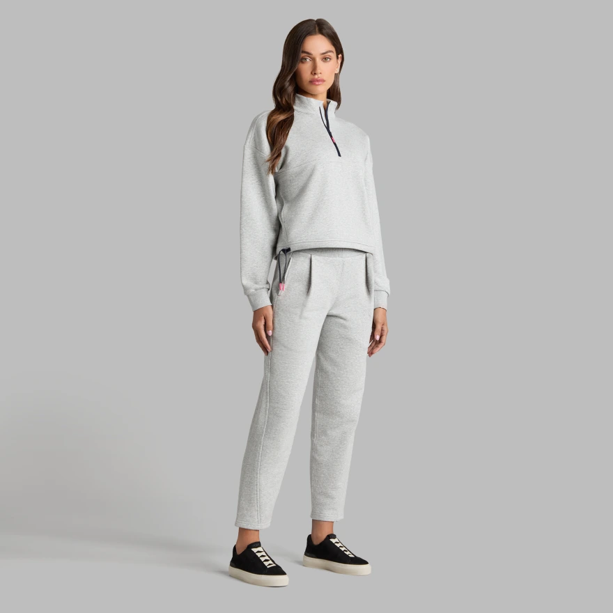 FRENCH TERRY 1/4 ZIP PULLOVER | WOMEN'S PULLOVERS & QUARTER-ZIPS