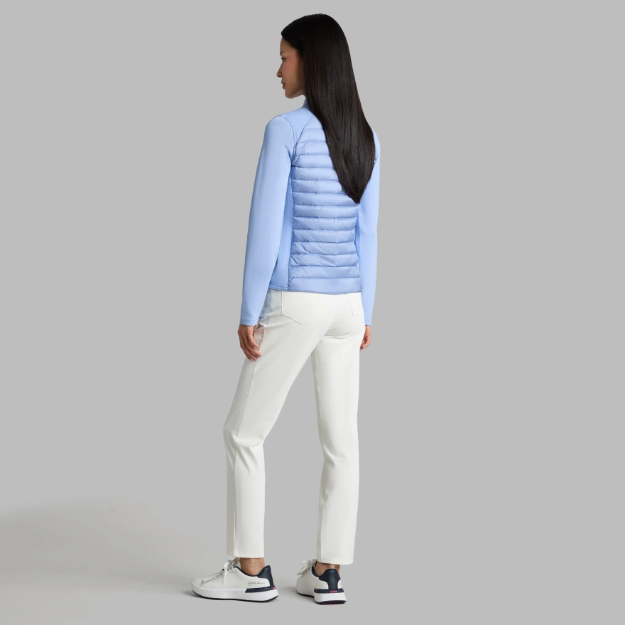V-DOWN QUILTED HYBRID JACKET in Willow - Alternate Image 3