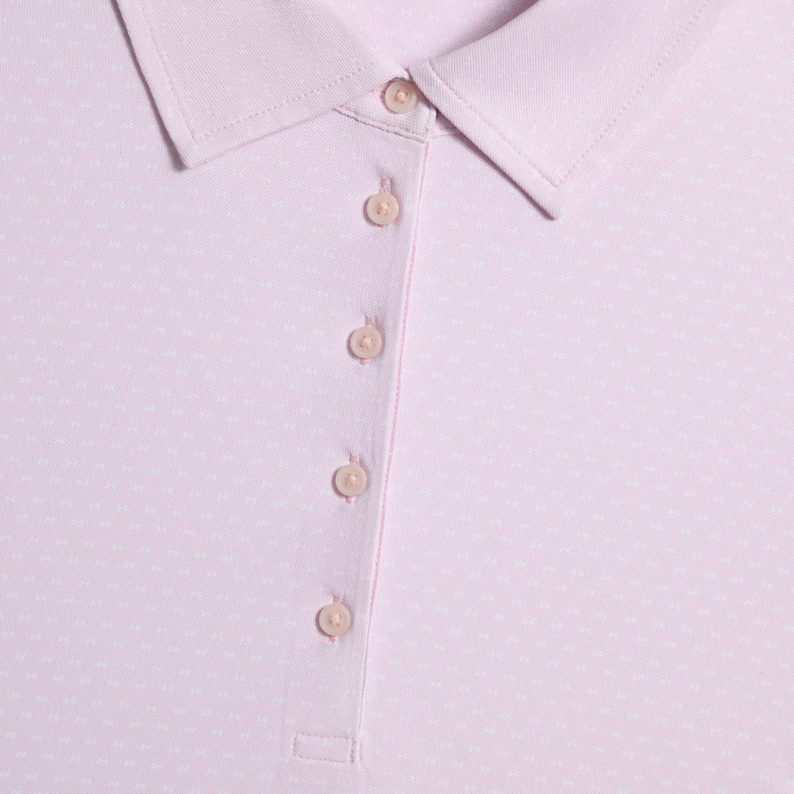 GEO TECH PIQU&Eacute; SLEEVELESS POLO in Blush - Alternate Image 4