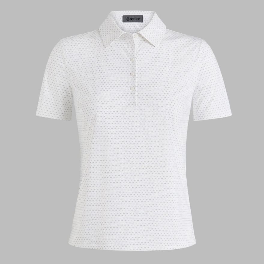 GEO SILKY TECH NYLON POLO in Snow