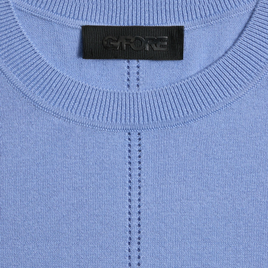 COOLING COTTON SHORT SLEEVE CREWNECK TOP in Willow - Alternate Image 4