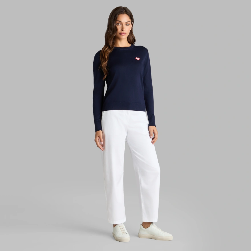 LOVE GOLF MERINO WOOL CREWNECK SWEATER | WOMEN'S TOPS | G/FORE