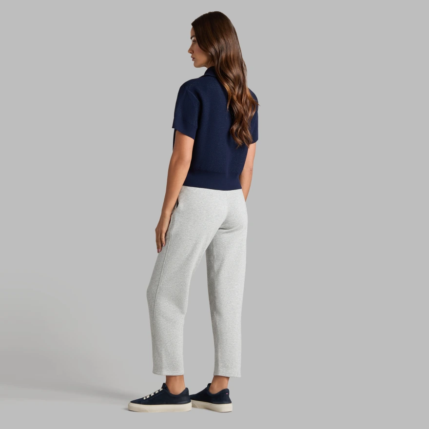 1/4 ZIP SHORT SLEEVE JUMPER POLO in Twilight - Alternate Image 3