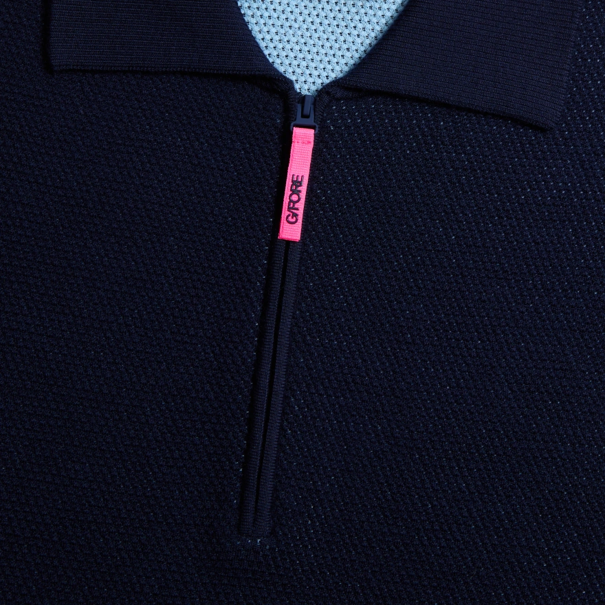 1/4 ZIP SHORT SLEEVE JUMPER POLO in Twilight - Alternate Image 4