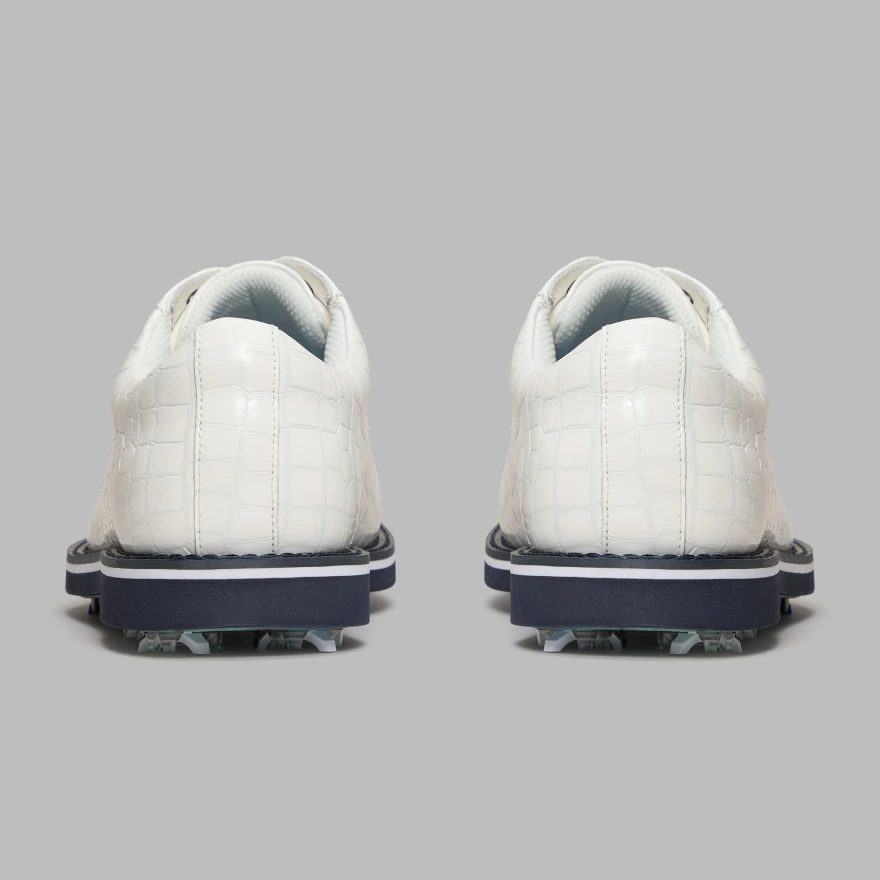 MEN'S LTD RELEASE GALLIVANTER G/LOCK CROC-EMBOSSED LEATHER DERBY GOLF SHOE in Snow - Alternate Image 4