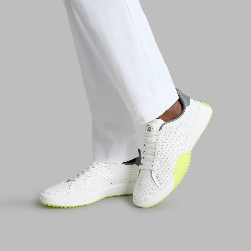 MEN'S G.112 PERFORATED GOLF SHOE in Snow / Charcoal - Alternate Image 5
