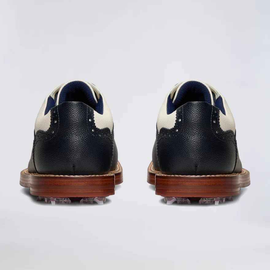 MEN'S LTD RELEASE GALLIVANTER G/LOCK LEATHER LUXE SOLE DERBY GOLF SHOE in Twilight / Snow - Alternate Image 4