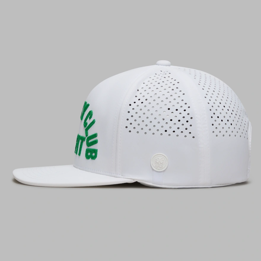 COUNTRY CLUB MISFIT PERFORATED DELTA HAT in Snow - Alternate Image 6