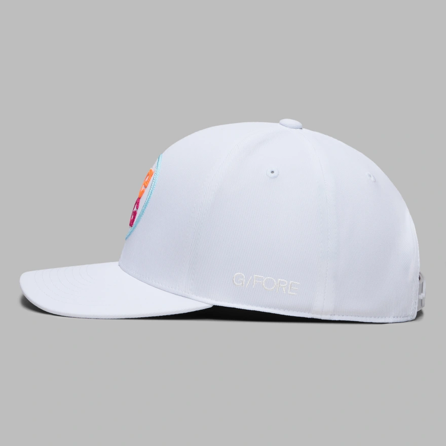 CHAINSTITCH CIRCLE G'S CONTRAST HAT in SNOW / MULTI - Alternate Image 6