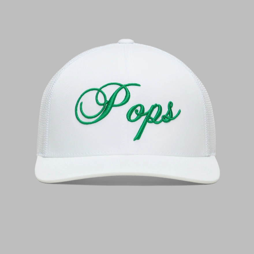 LTD RELEASE POPS TRUCKER HAT in Snow / Clover - Alternate Image 2