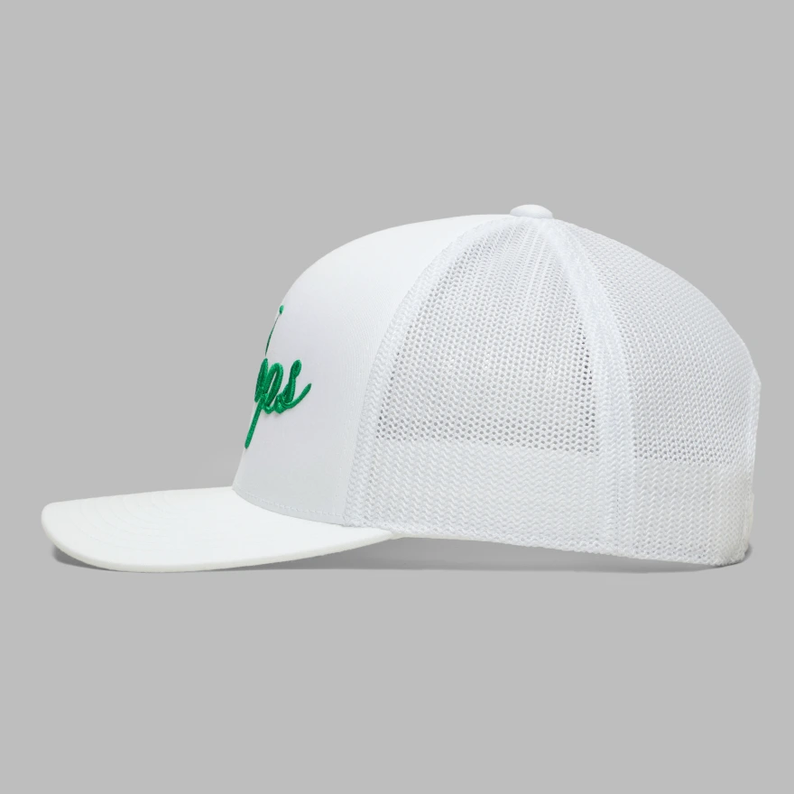 LTD RELEASE POPS TRUCKER HAT in Snow / Clover - Alternate Image 5