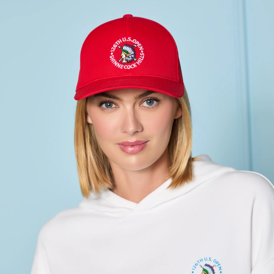 2026 U.S. OPEN OFFICIAL LOGO HAT in Lava - Alternate Image 3