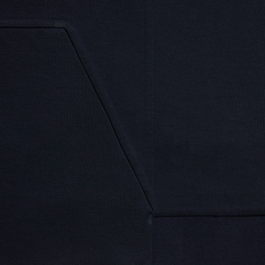 COTTON BLEND SCUBA HOODIE in Twilight - Alternate Image 4