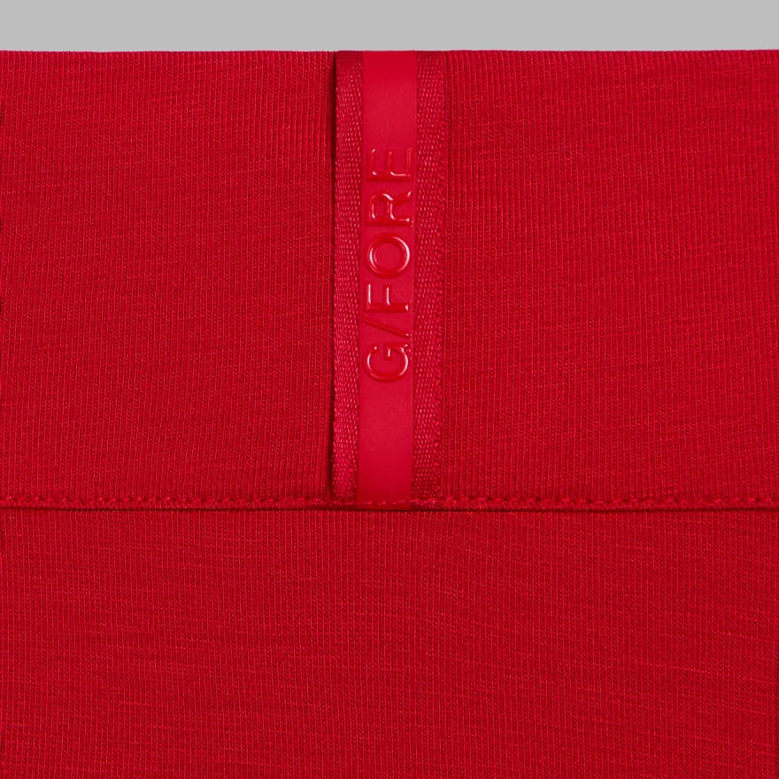 SOFT TOUCH JERSEY 1/4 ZIP in RUBY - Alternate Image 5