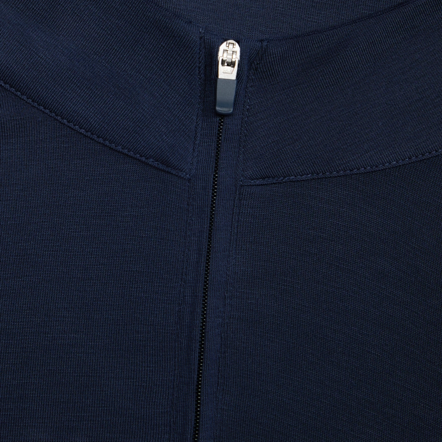 SOFT TOUCH JERSEY 1/4 ZIP in Twilight - Alternate Image 4