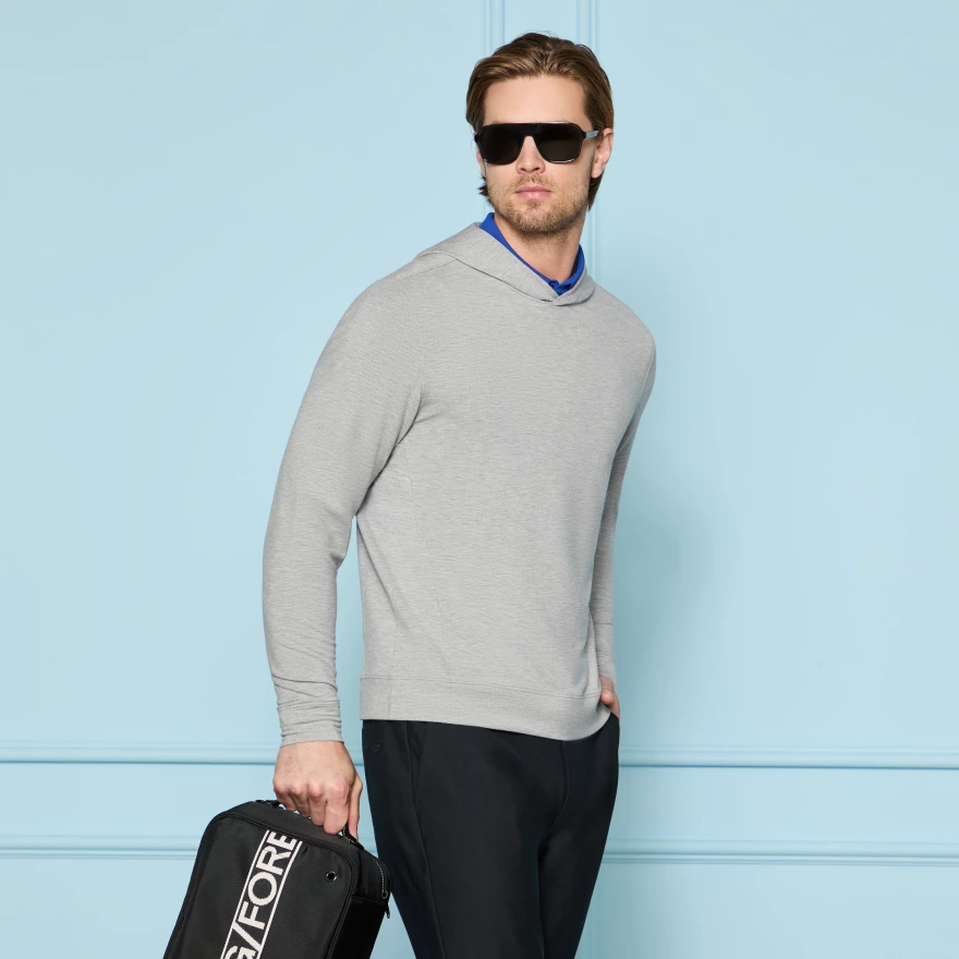 ALL PLAY TERRY HOODIE in NIMBUS MELANGE - Alternate Image 1