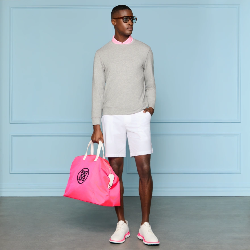 ALL PLAY TERRY CREWNECK in NIMBUS MELANGE - Alternate Image 1