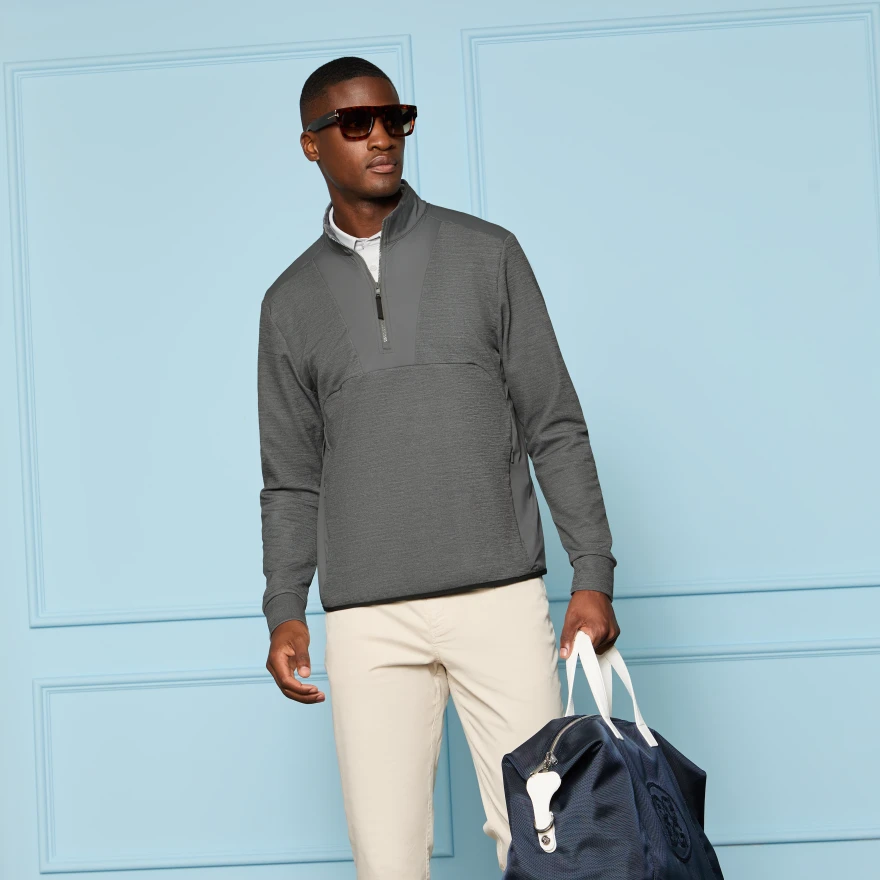 DOUBLE KNIT PULLOVER | MEN'S PULLOVERS & QUARTER-ZIPS | G/FORE