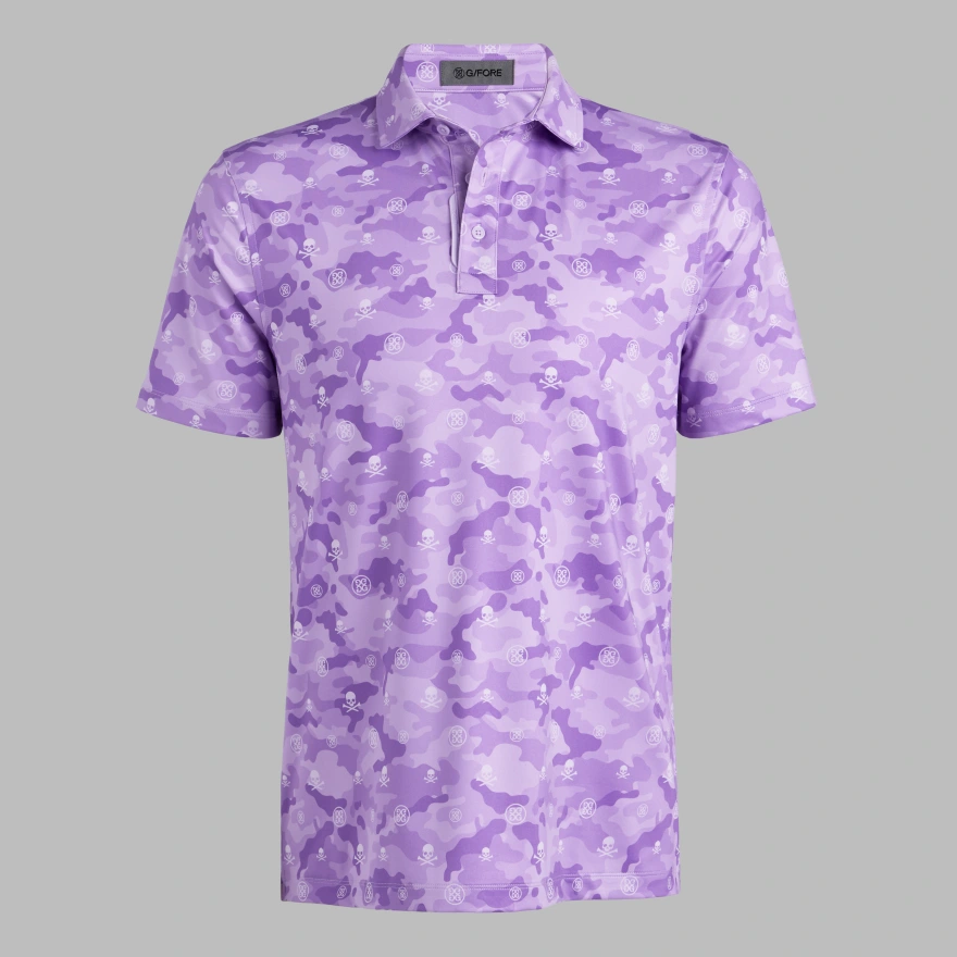 ICON CAMO TECH JERSEY POLO in IRIS
