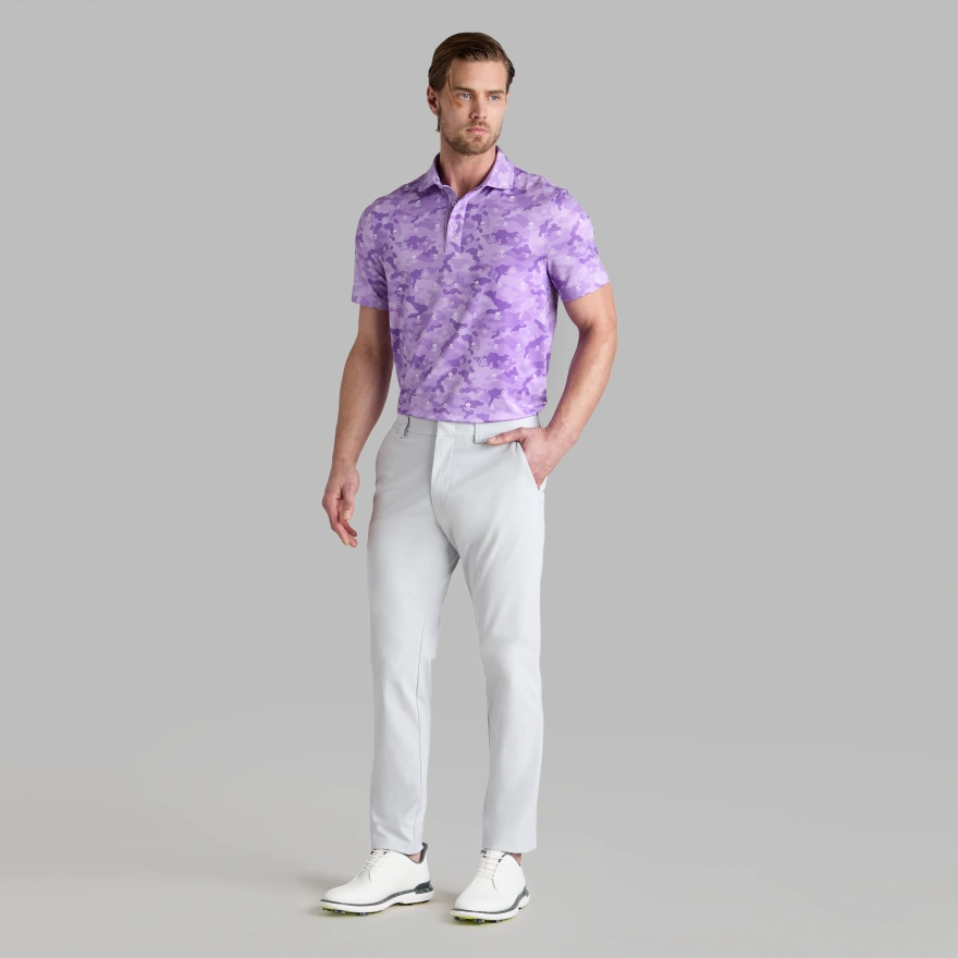 ICON CAMO TECH JERSEY POLO in IRIS - Alternate Image 2