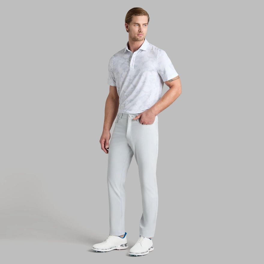 ICON CAMO TECH JERSEY POLO in Snow - Alternate Image 2