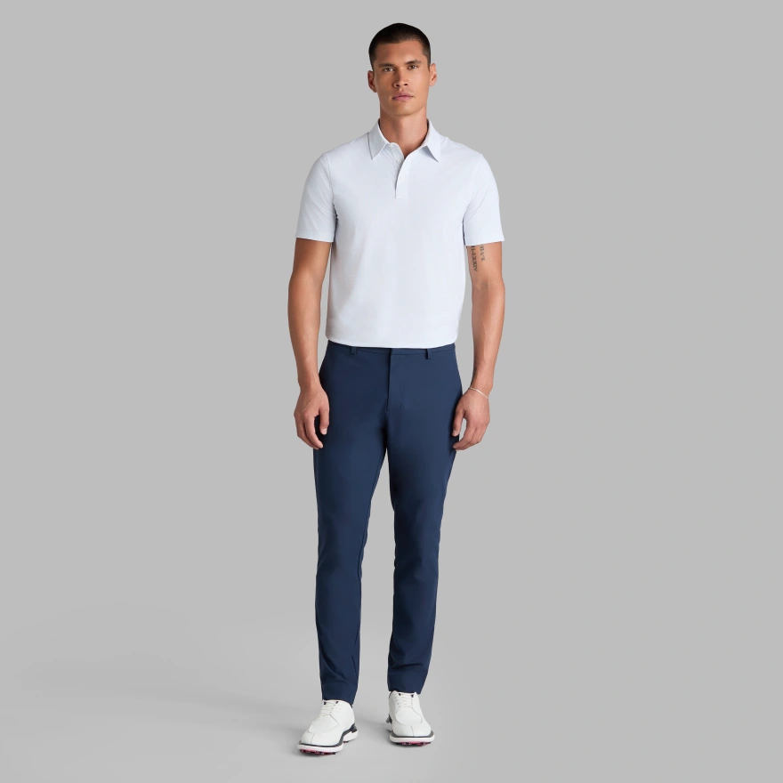 FINE STRETCH JACQUARD POLO in Twilight - Alternate Image 2