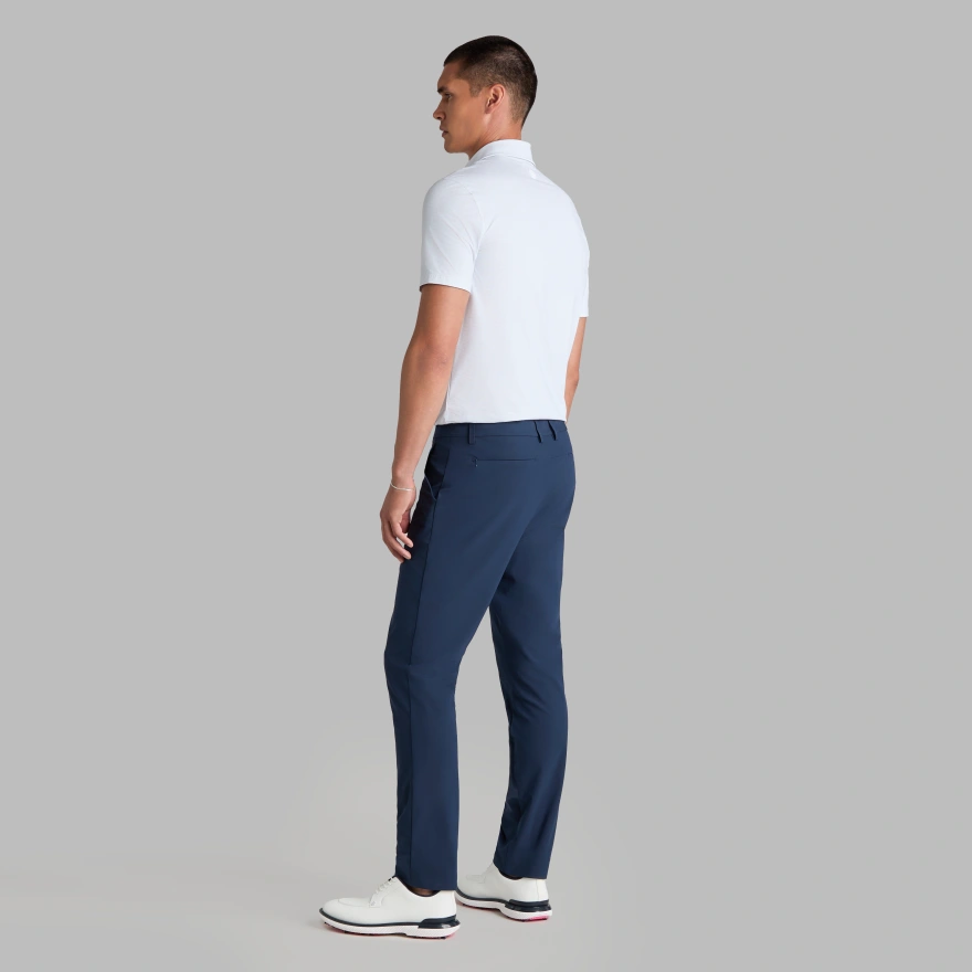 FINE STRETCH JACQUARD POLO in Twilight - Alternate Image 3