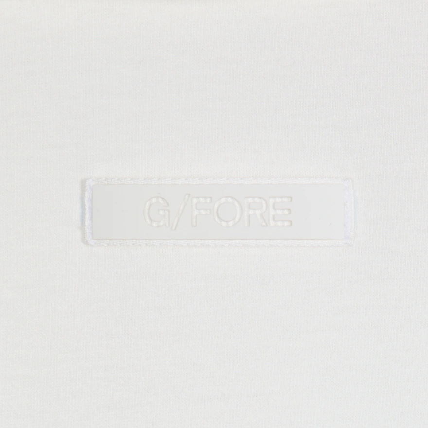 SUPER SOFT BRUSHED COTTON LONG SLEEVE POLO in Snow - Alternate Image 5