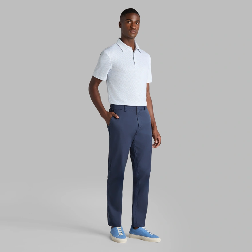 LTD RELEASE LUXE COTTON BLEND POLO in Snow - Alternate Image 2