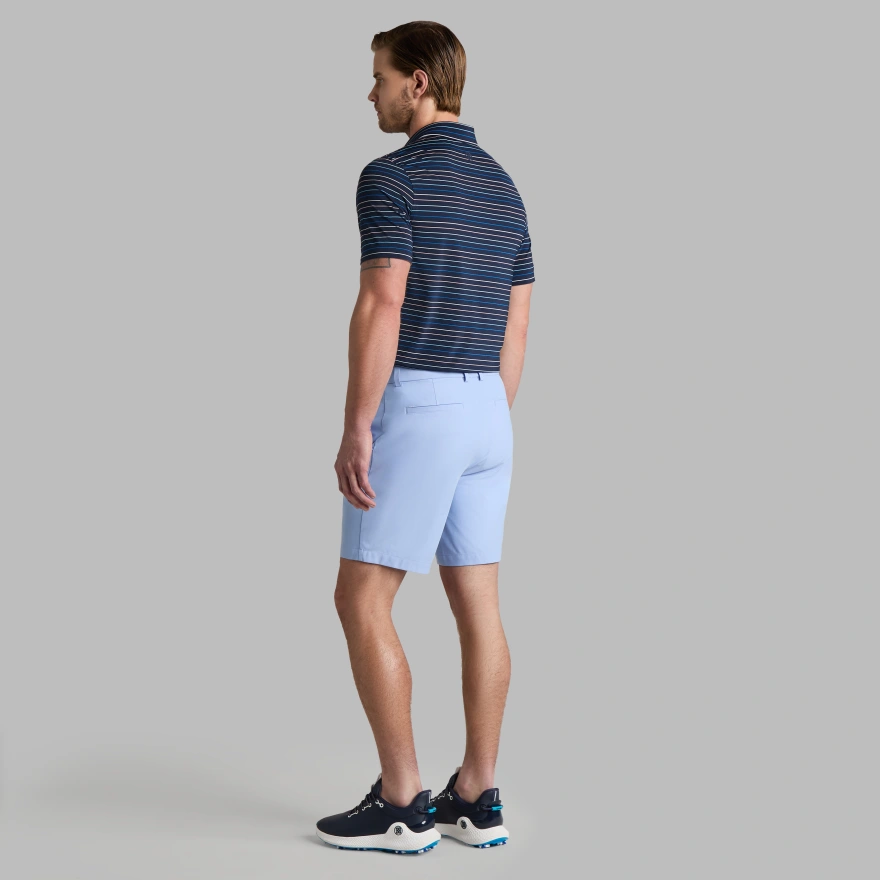 MULTI STRIPE TECH JERSEY POLO in TWILIGHT / BAJA - Alternate Image 3