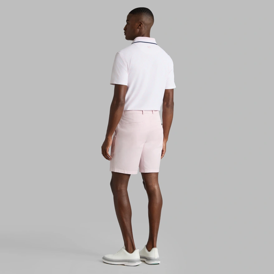 SCRIBBLE TECH JERSEY POLO in Blush - Alternate Image 3