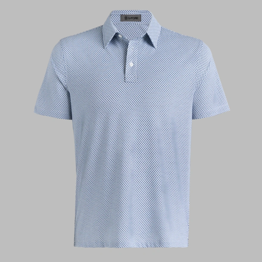 MOSAIC ALL PLAY STRETCH KNIT POLO in Twilight