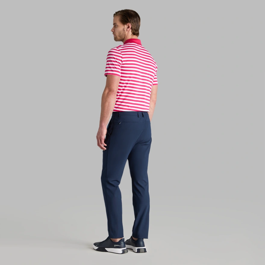 LTD RELEASE 2026 U.S. OPEN BRETON STRIPE COTTON POLO in FRAMBOISE / SNOW - Alternate Image 3