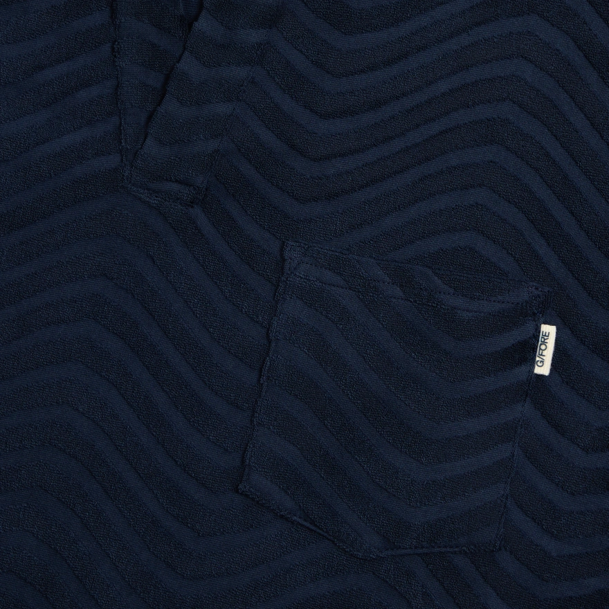 LTD RELEASE SWELL TERRY JACQUARD POLO in Twilight - Alternate Image 5