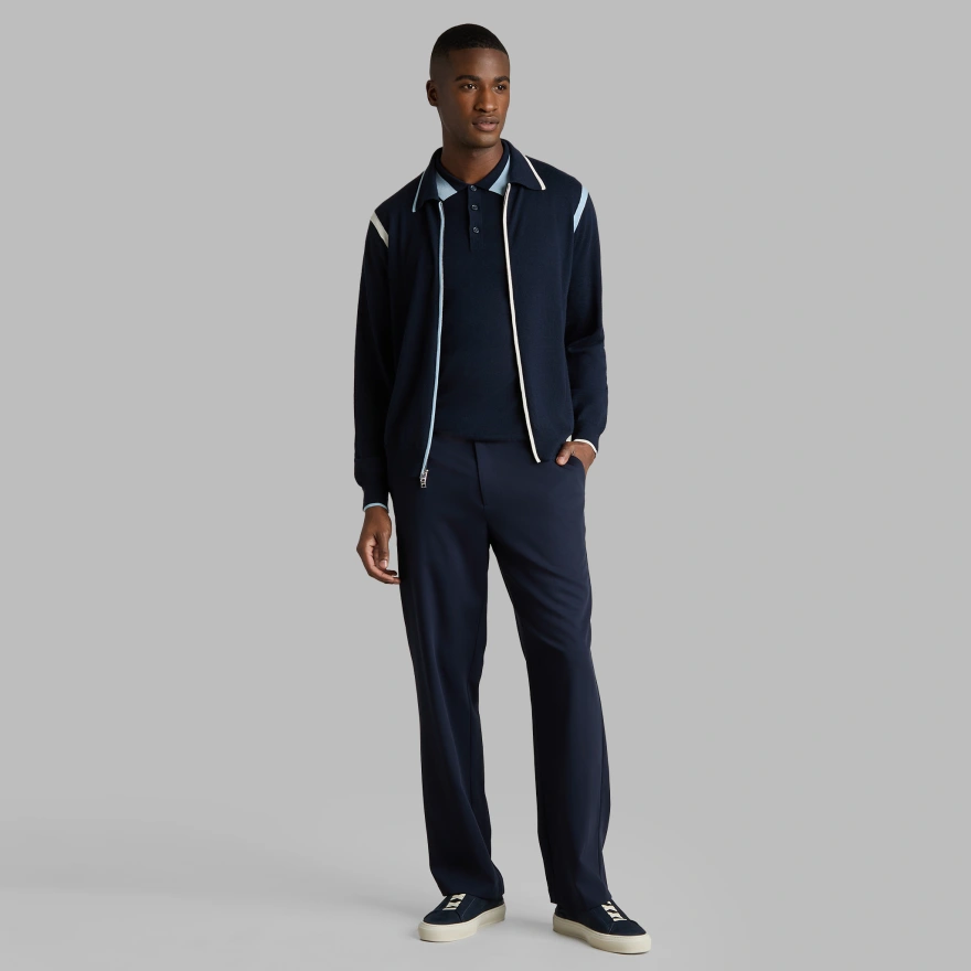 CASHMERE POLO JACKET in Twilight - Alternate Image 2