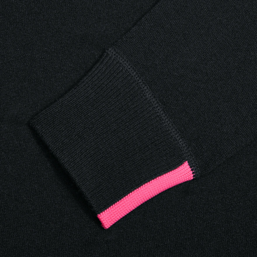 CASHMERE CREWNECK JUMPER in Onyx - Alternate Image 4