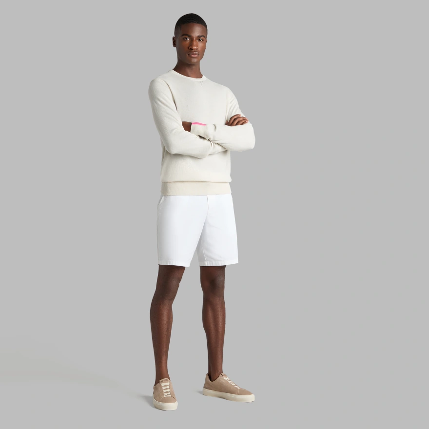 CASHMERE CREWNECK JUMPER in PUMICE - Alternate Image 2