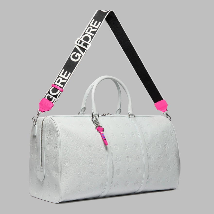 EMBOSSED SKULL & TEES LEATHER WEEKENDER - Alternate Image 1