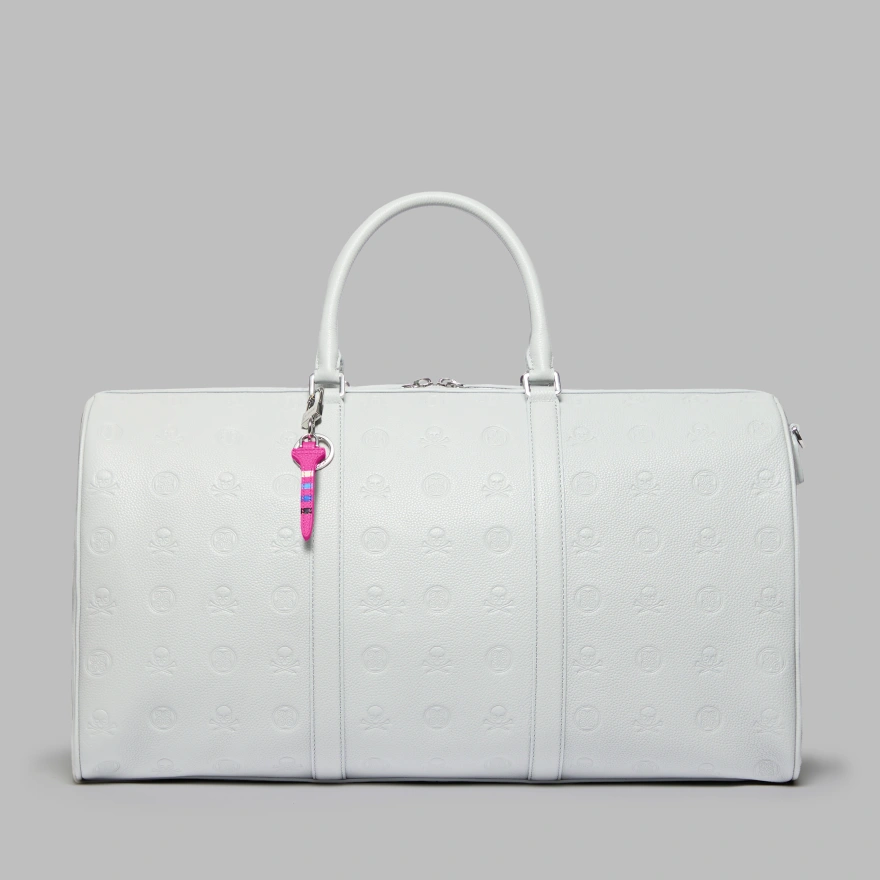 EMBOSSED SKULL & TEES LEATHER WEEKENDER - Alternate Image 2