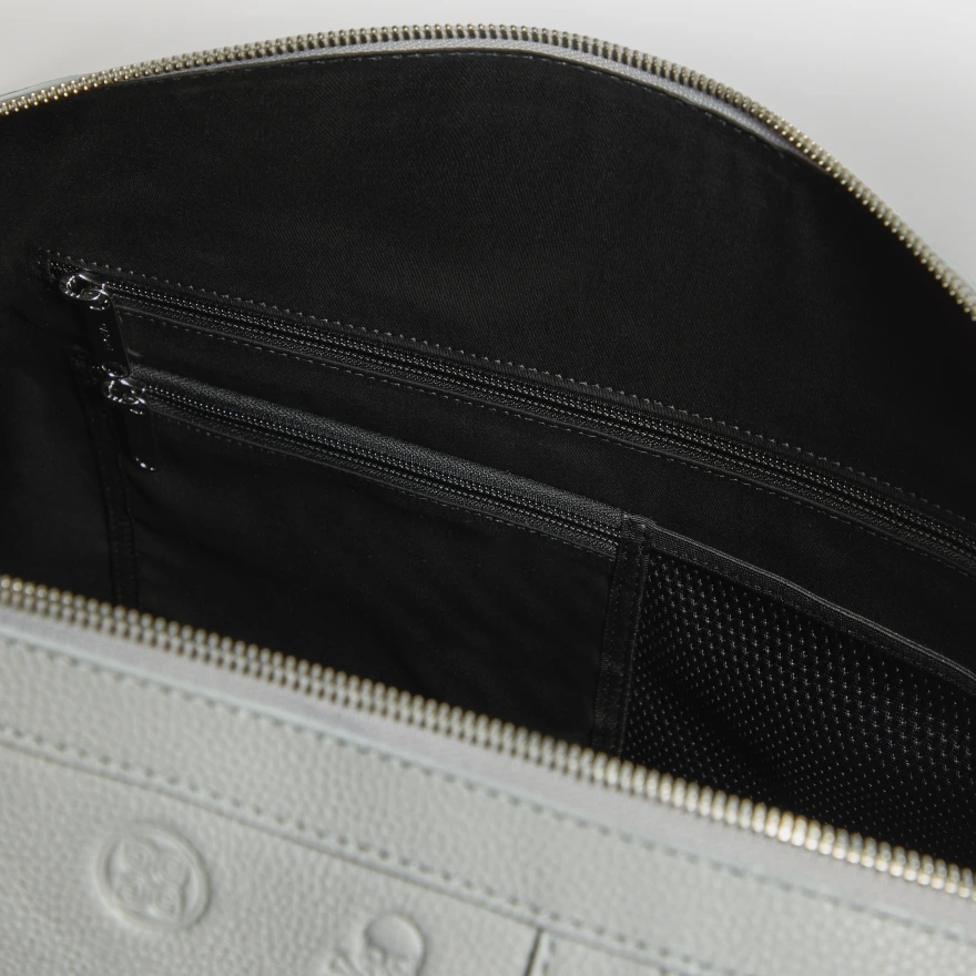 EMBOSSED SKULL & TEES LEATHER WEEKENDER - Alternate Image 5