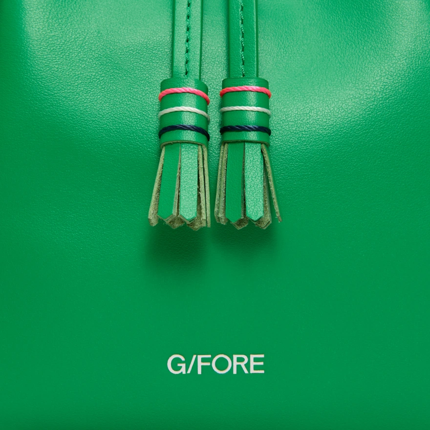 LEATHER CART BUCKET BAG in Clover - Alternate Image 3
