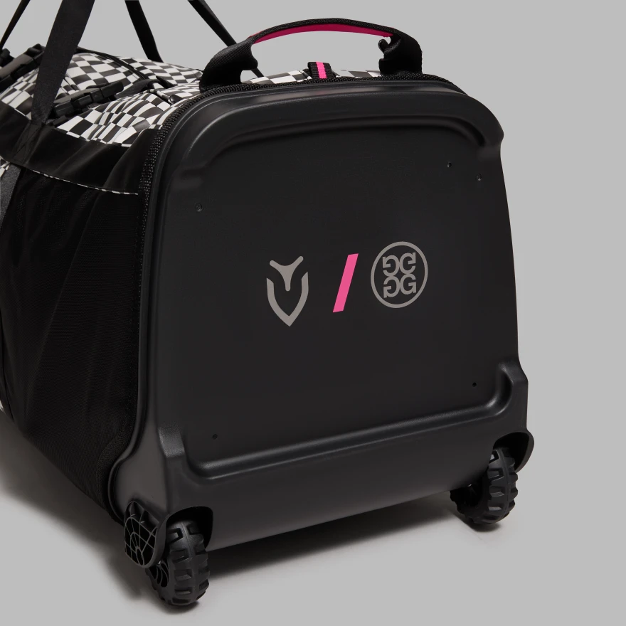 DISTORTED CHECK GOLF BAG TRAVEL CASE | ACCESSORIES FOR MEN AND