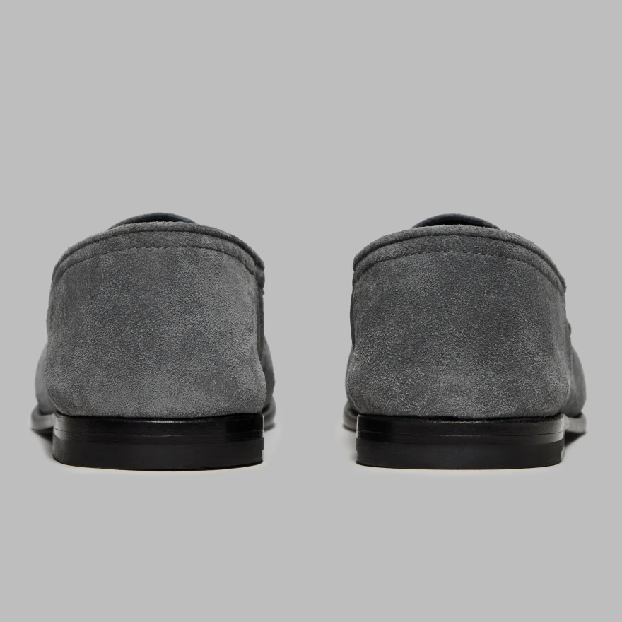 WOMEN'S METAL TEES SUEDE FLEX LOAFER in Charcoal - Alternate Image 4