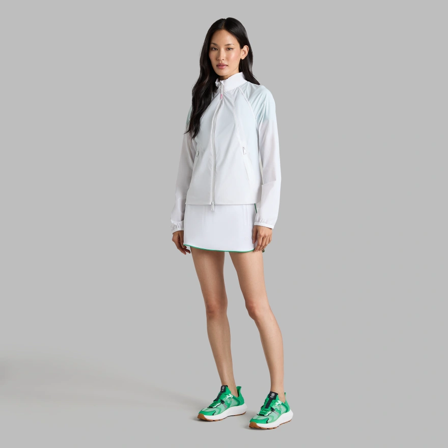 WHISPER STRETCH WOVEN JACKET in Snow - Alternate Image 2