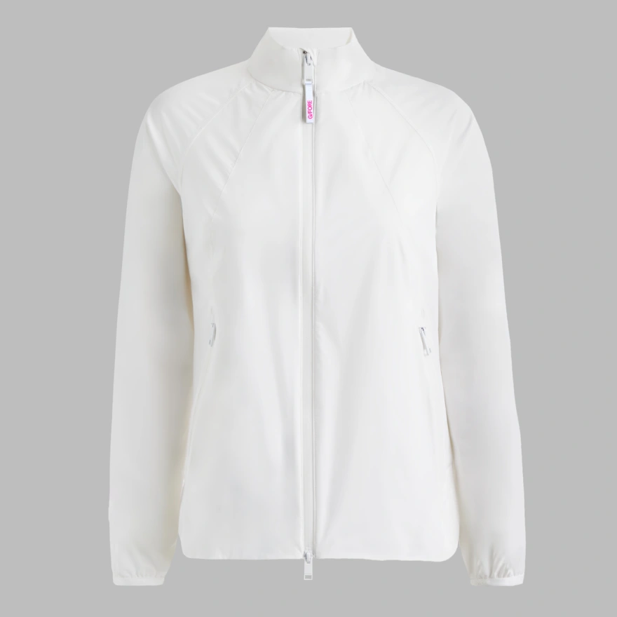 WHISPER STRETCH WOVEN JACKET in Snow